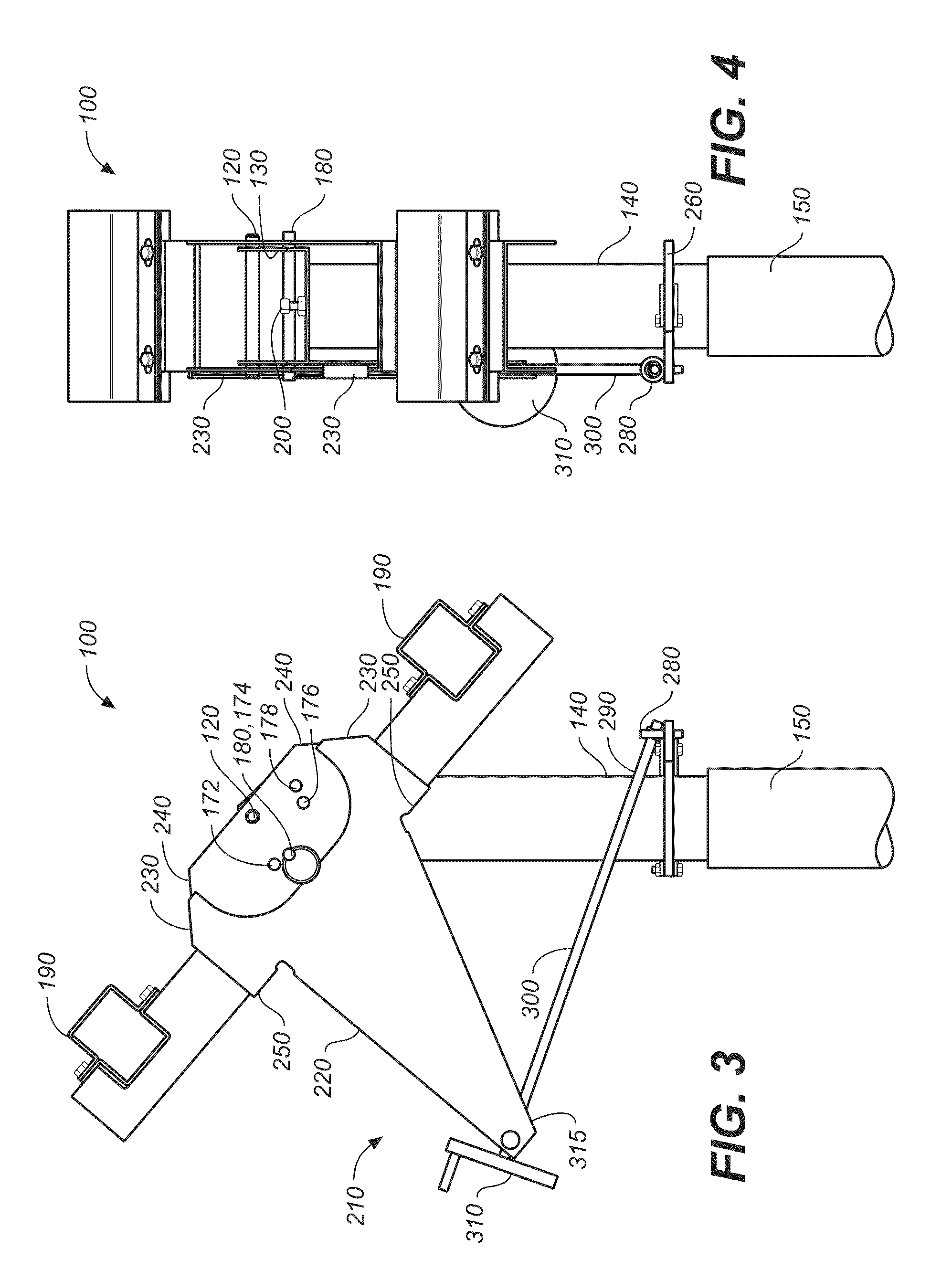 Adjustable tilt solar panel support system