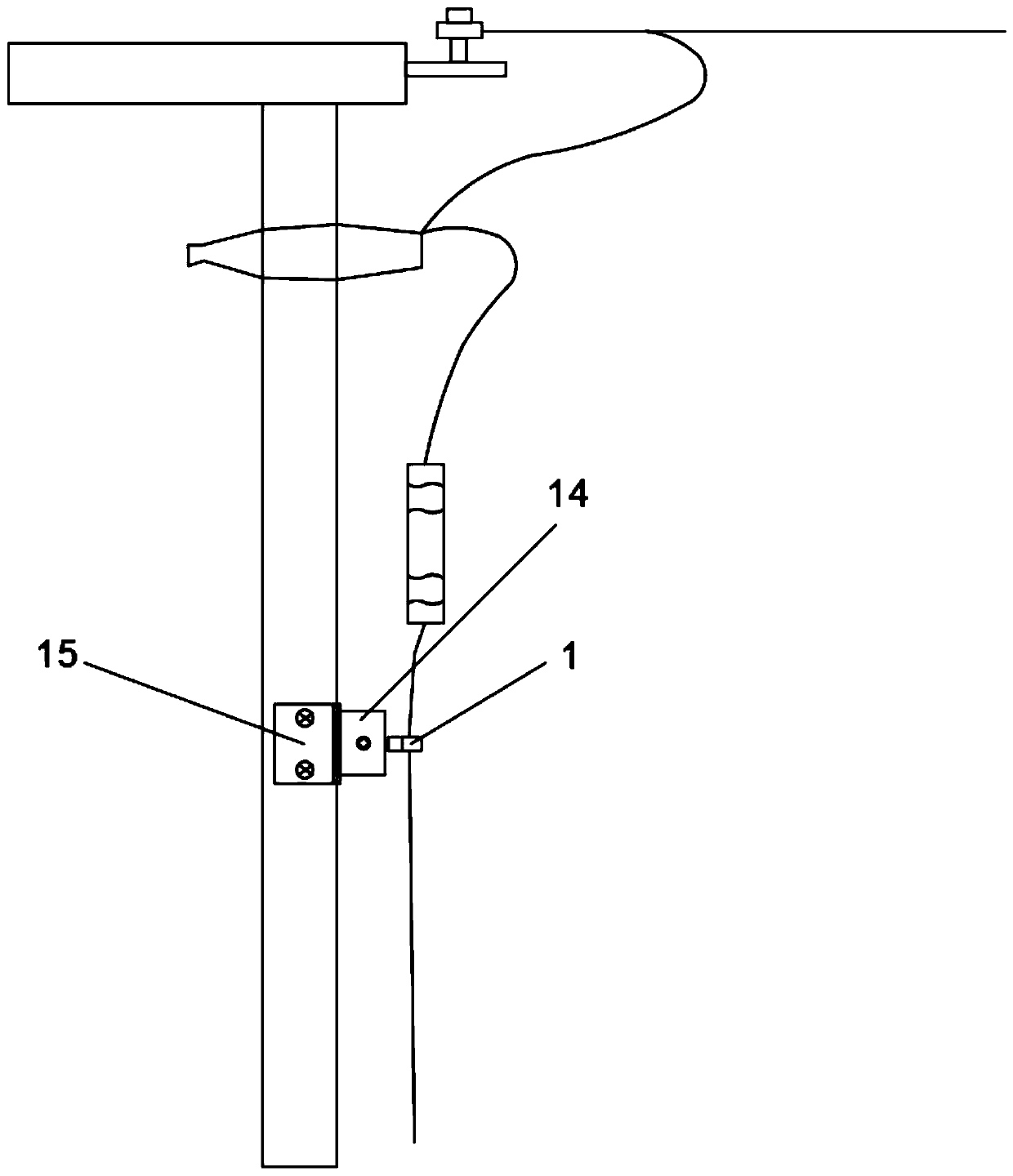 A lightning strike counting device