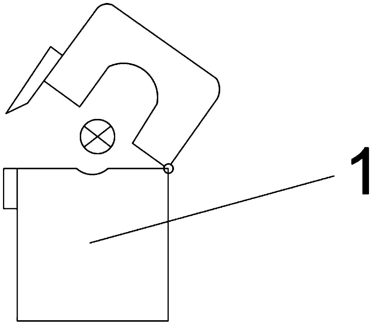 A lightning strike counting device