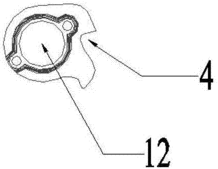 A locking device for a profile cutting machine