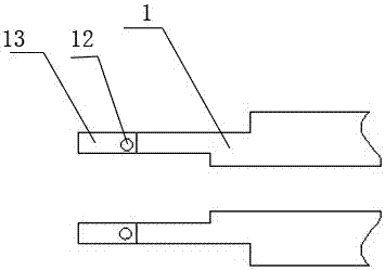 A connection structure of laser reflector mounting seat