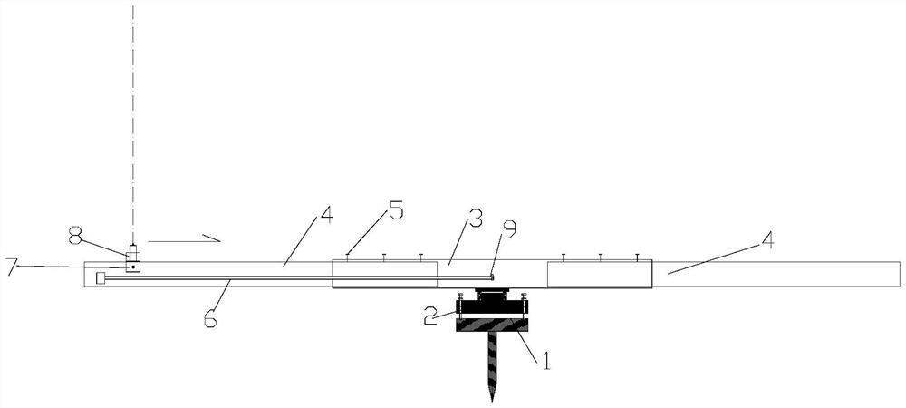 Hyperbolic funnel measuring device and measuring method thereof