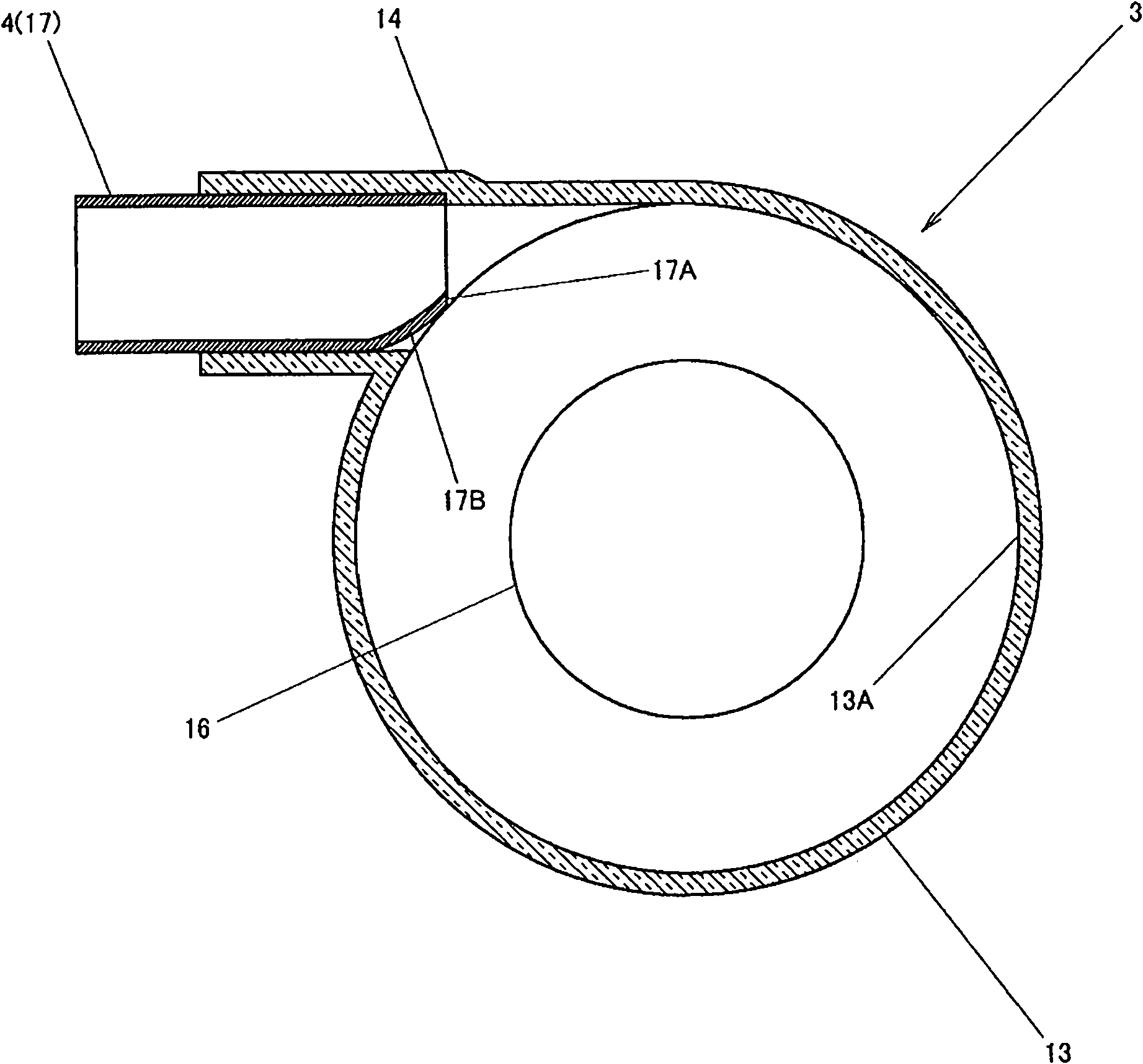 Whirlwind type electric dust collector