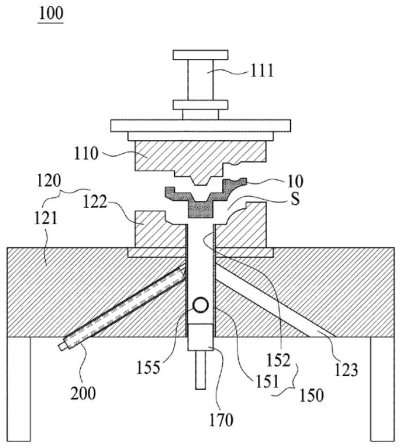 Die casting apparatus provided with movable electromagnetically controlled structure control module