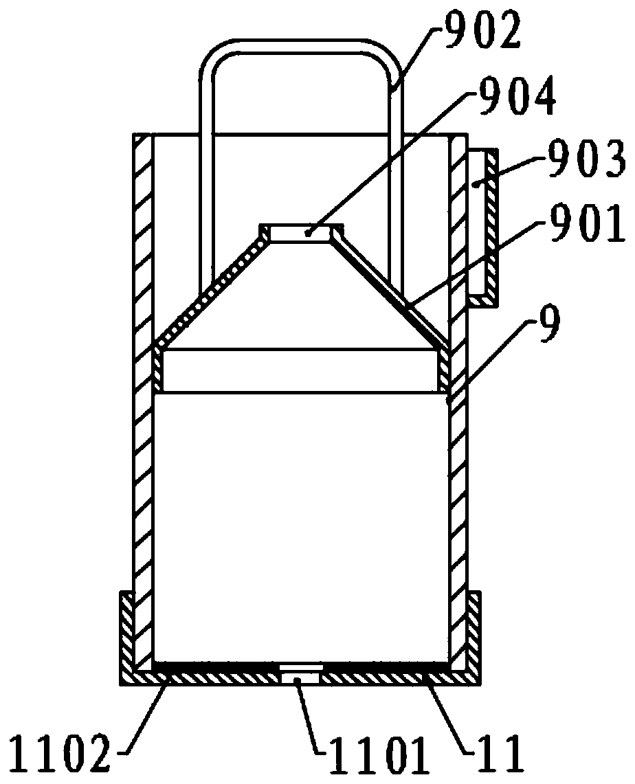 Method and special device for measuring crymodynia behavior differences of different mice