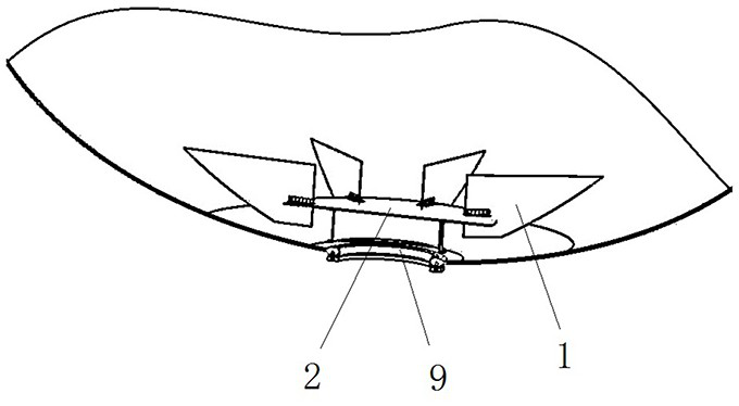 Anti-swirl and anti-collapse structure and propellant storage tank provided with same