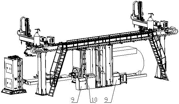 Boiler heat exchanger welding robot workstation