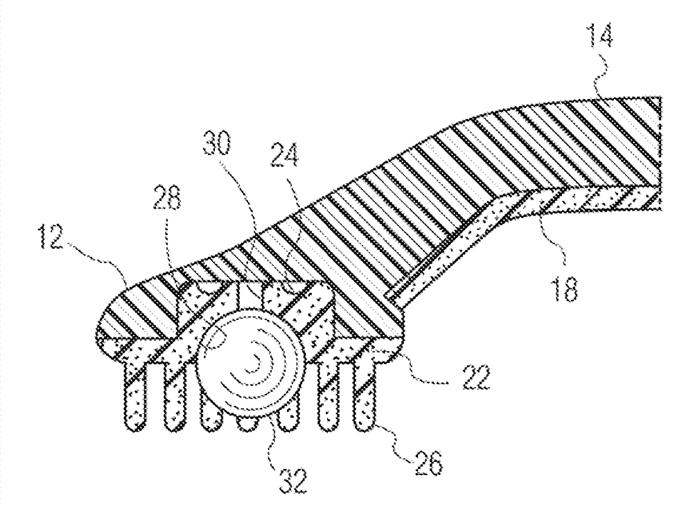 Oral care implement with rapid flavor release