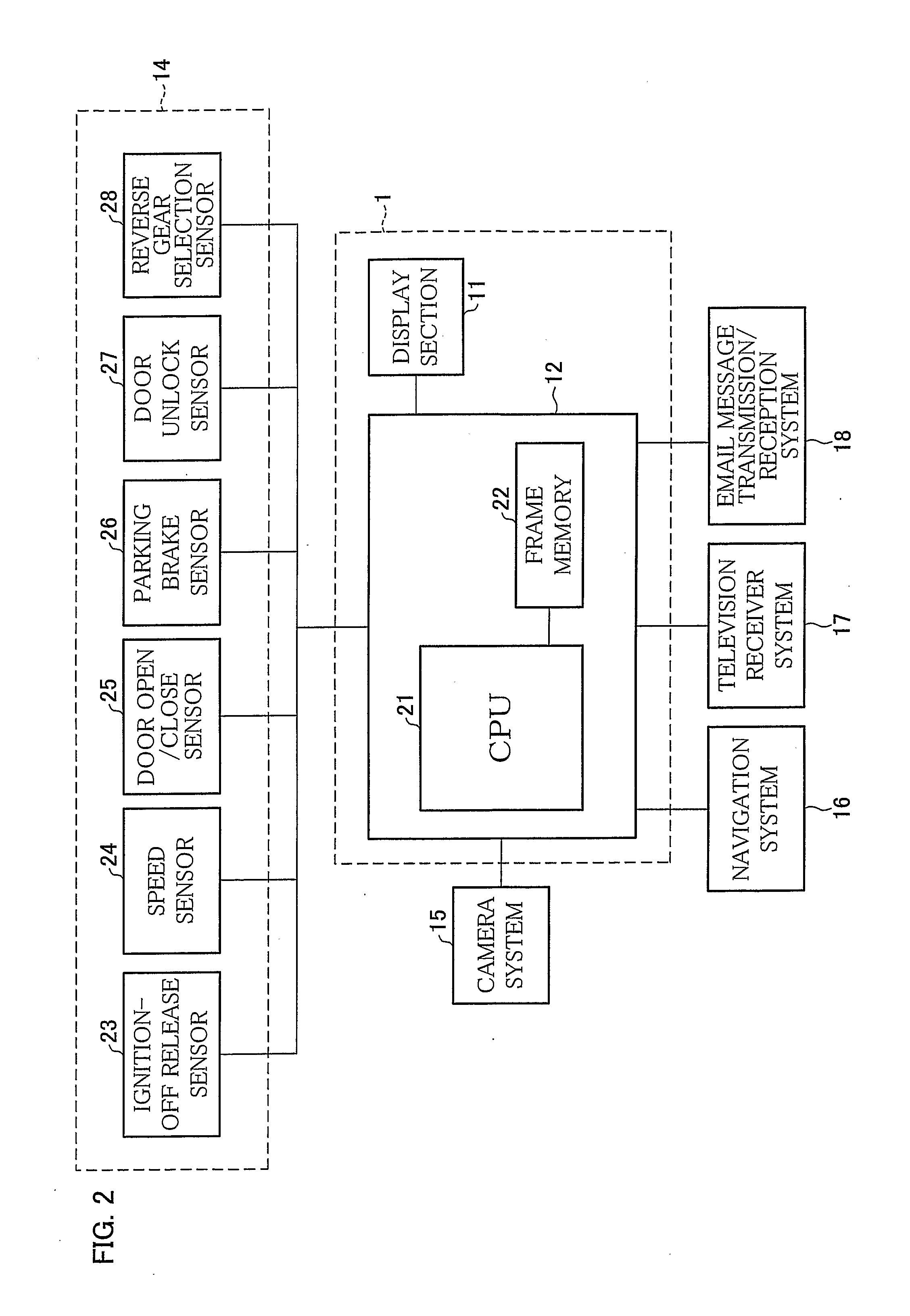 Onboard Display Device, Onboard Display System and Vehicle