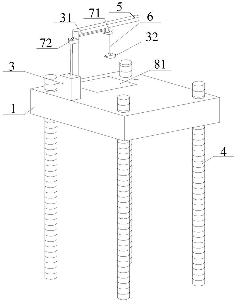 Attached scaffolding for construction