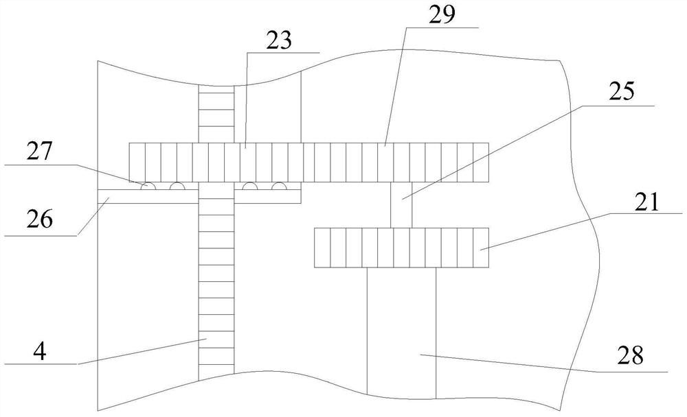 Attached scaffolding for construction