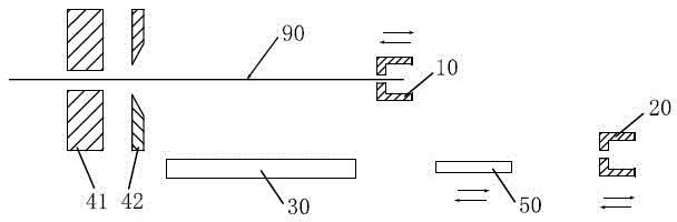 Device and method for processing welding strip