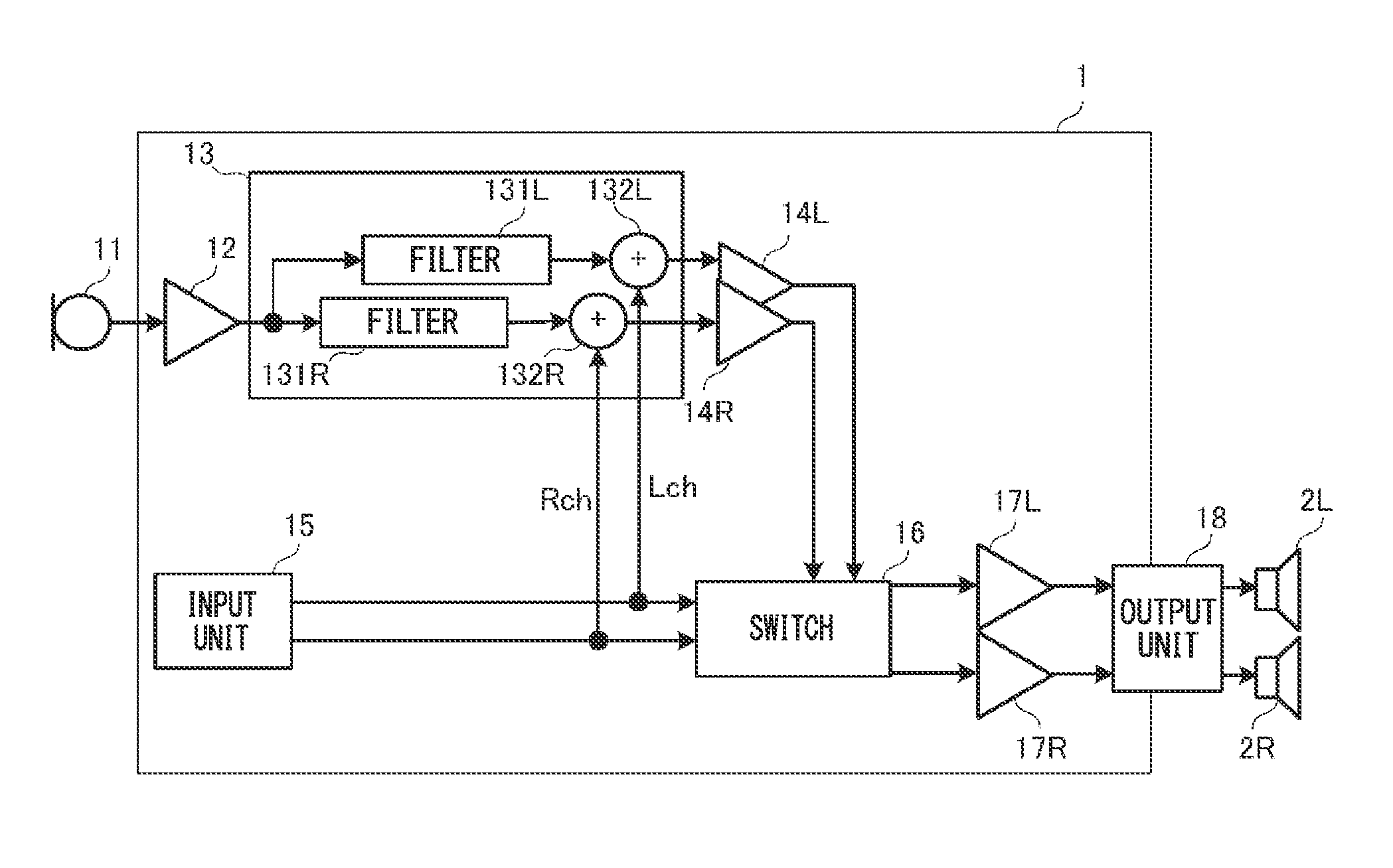 Signal processing device, headphone, and signal processing method