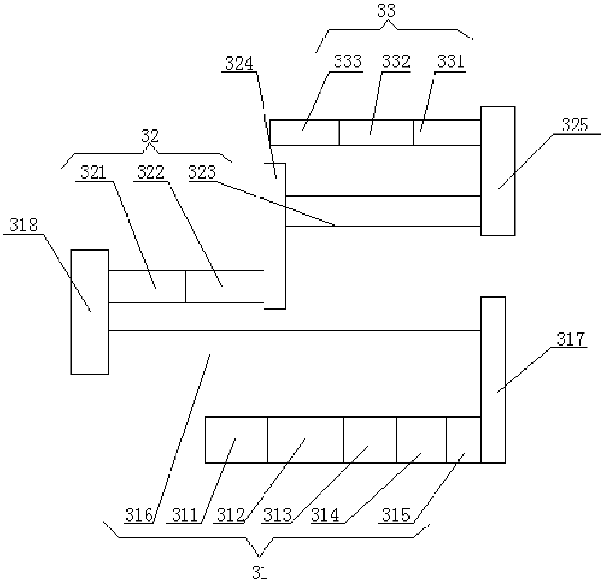 Automatic electroplating production line for circuit boards