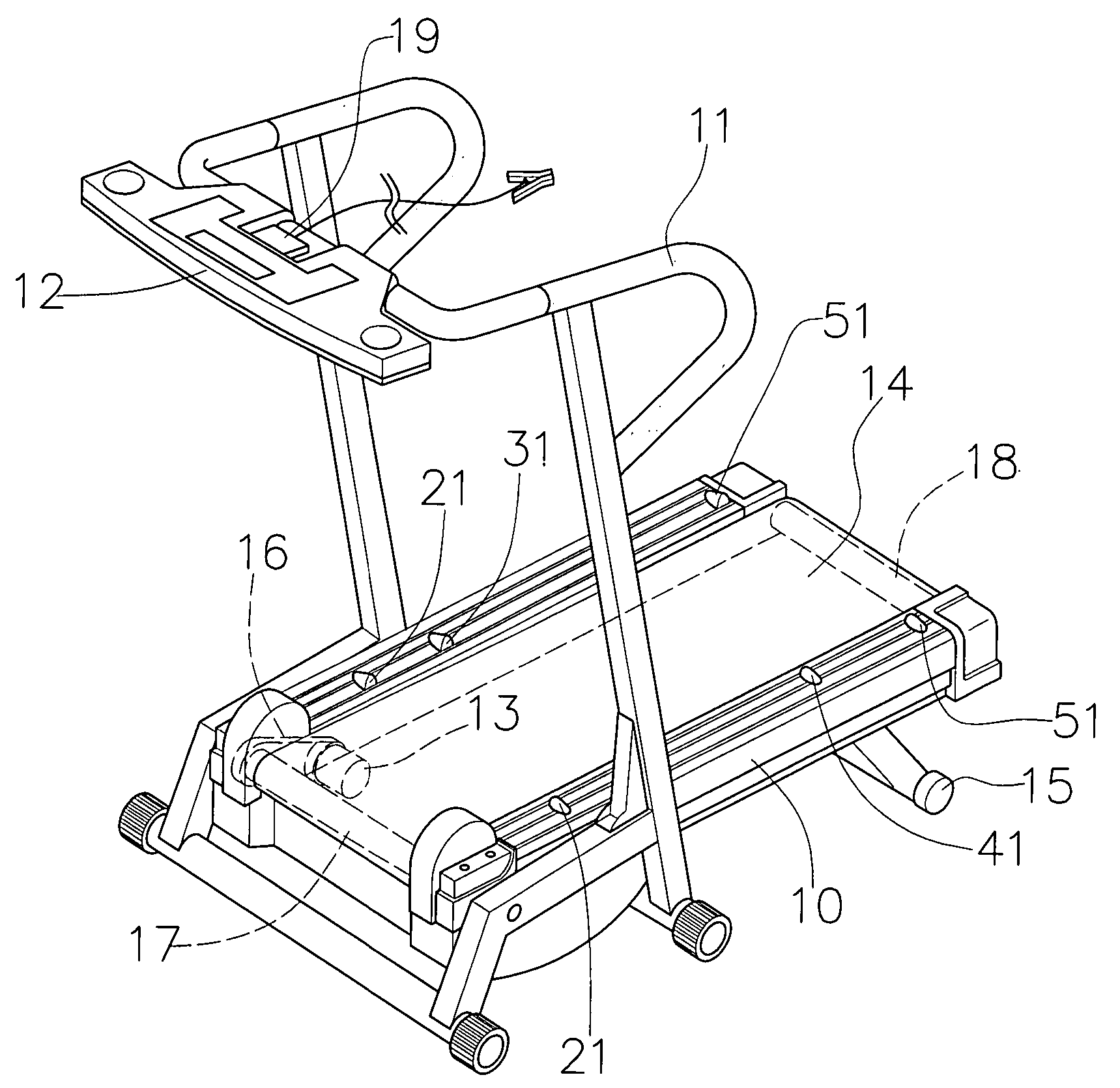 Electric treadmill