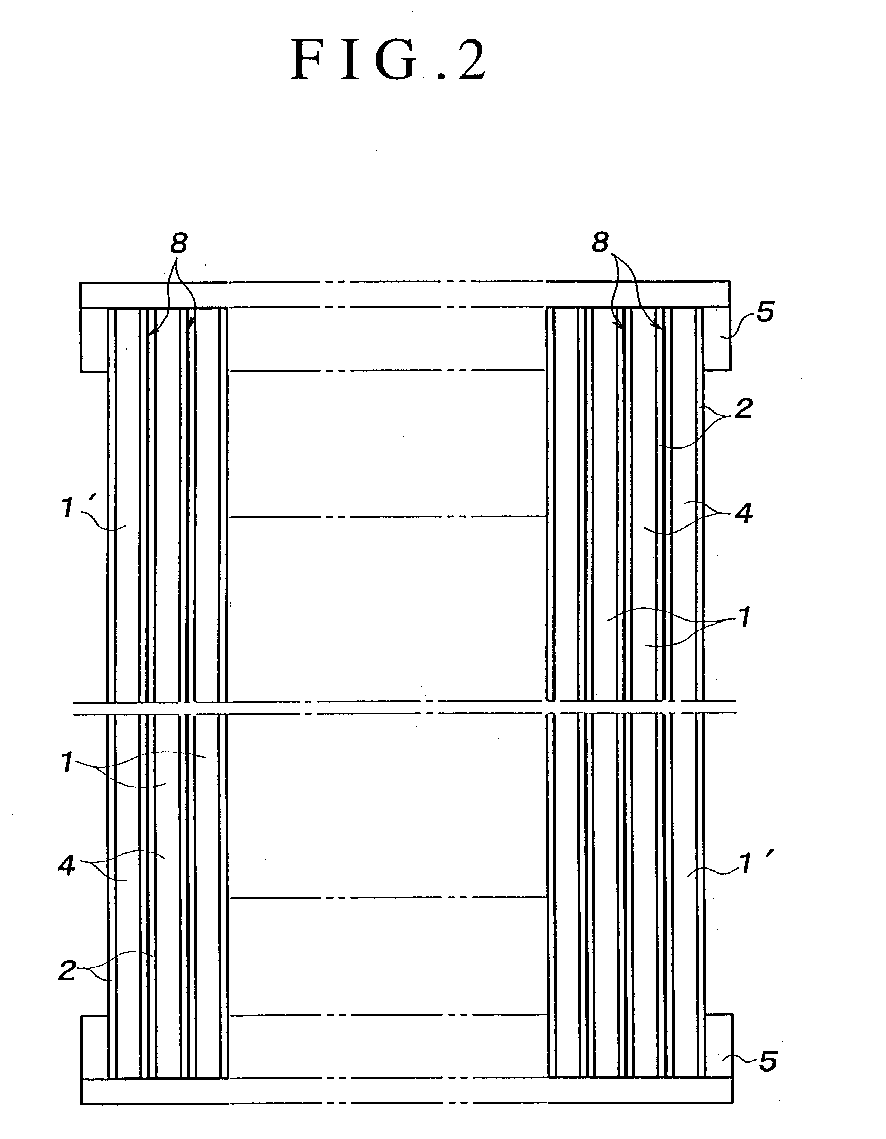 Structure of floor slab bridge