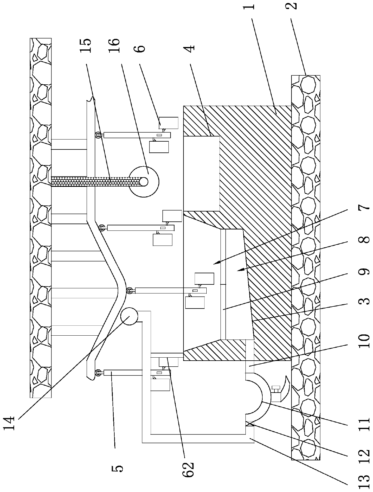 Powder spraying process and device of heat preservation cover