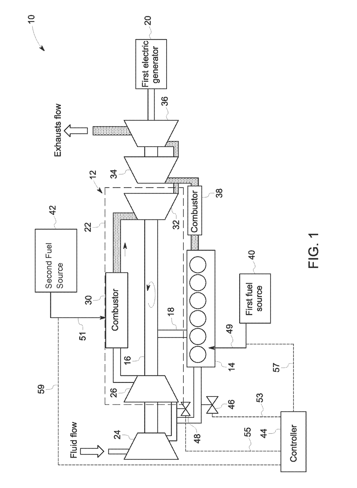 Integrated turboshaft engine