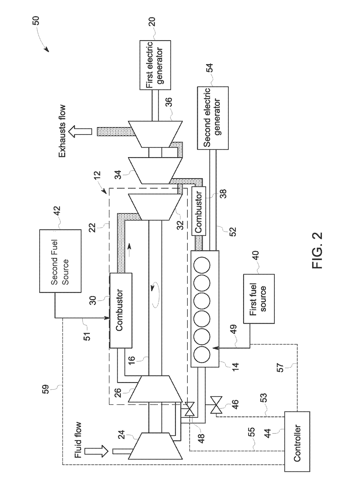 Integrated turboshaft engine