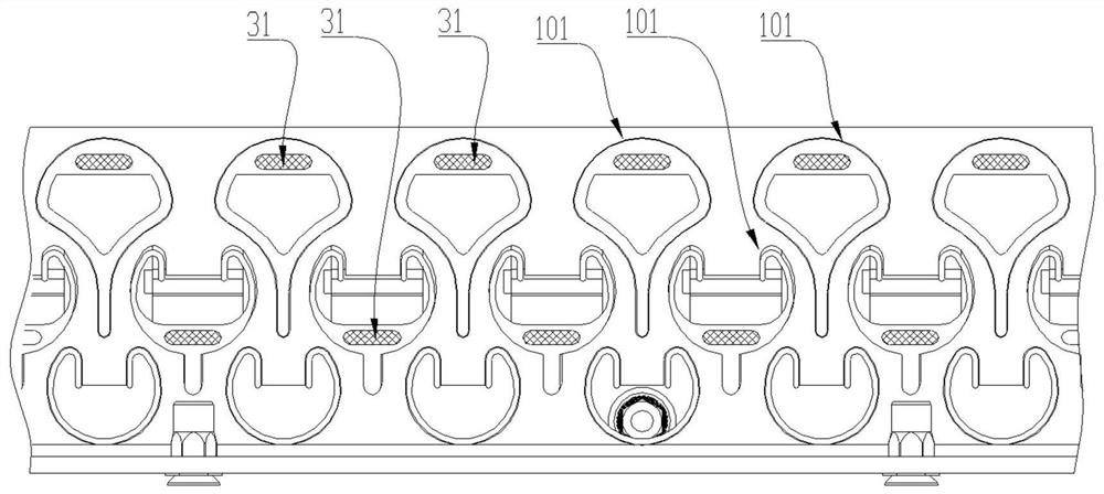 Snow blocking filter device, snow blocking method and locomotive