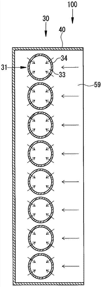 Melt spinning device