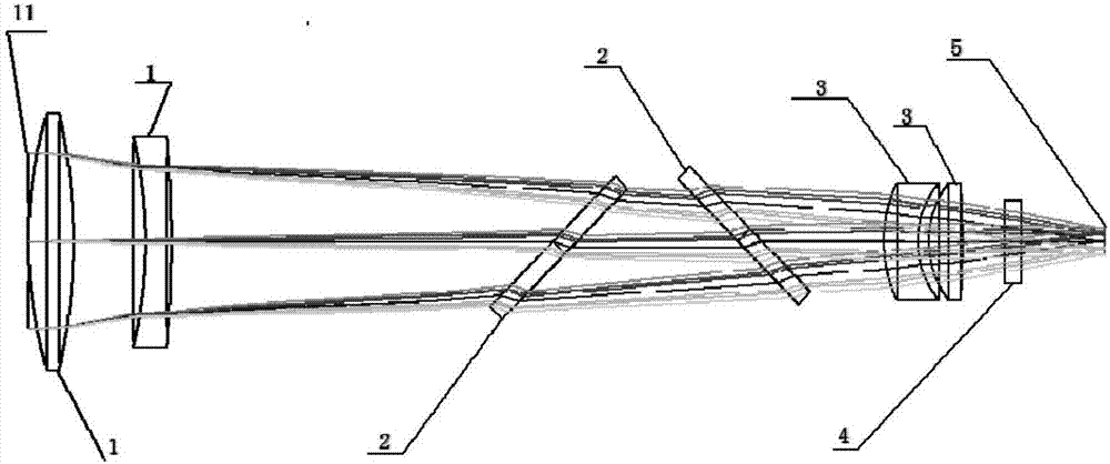 Passive correlated-imaging optical system