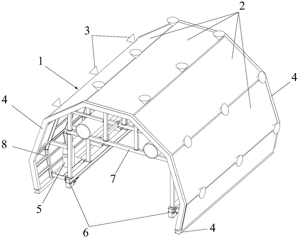 Intelligent tunnel lining curing trolley