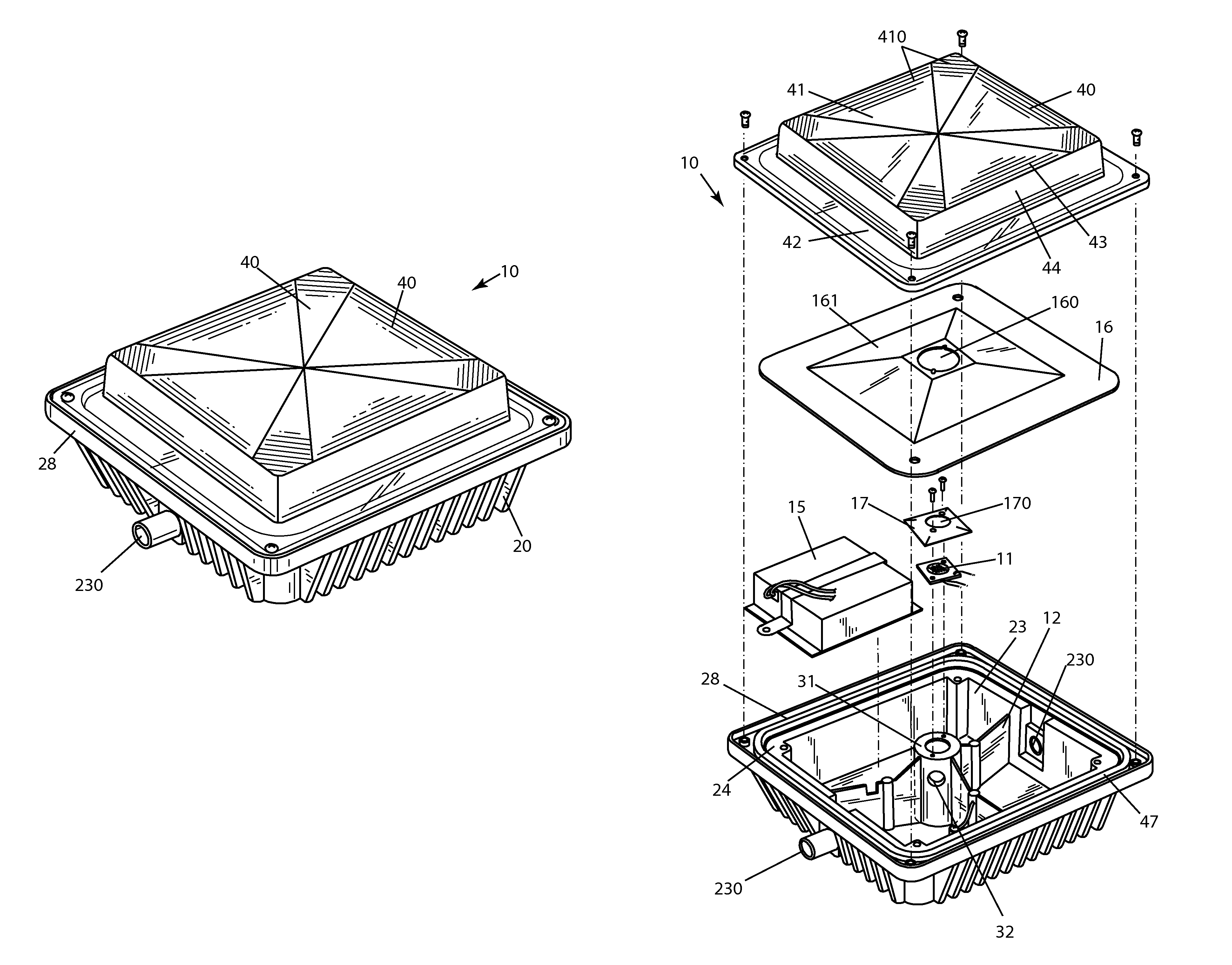 LED lighting fixture