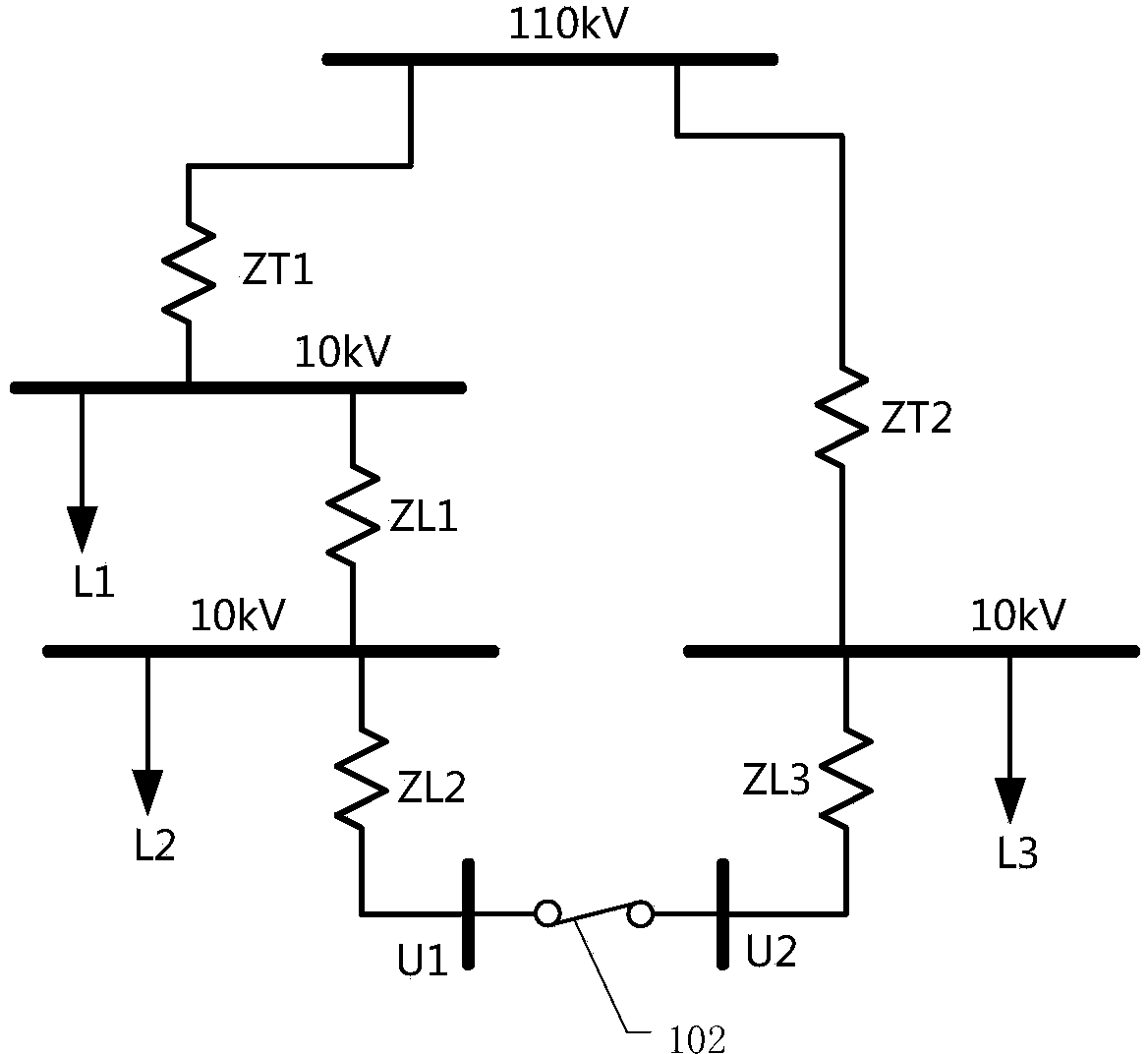 Loop closing electricity switching detection and control system