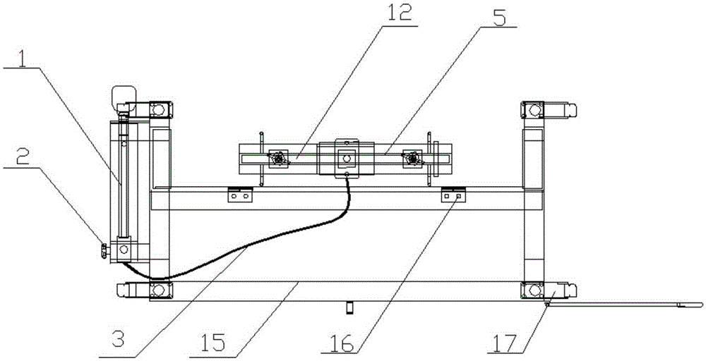 Opening device for road well lids