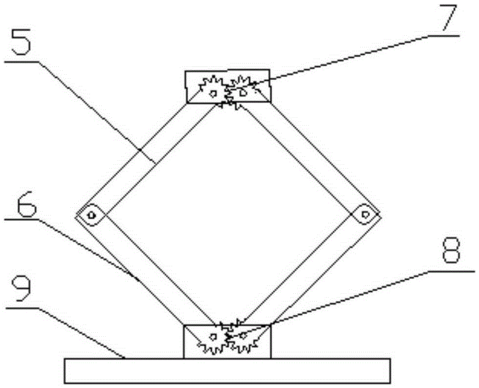 Opening device for road well lids