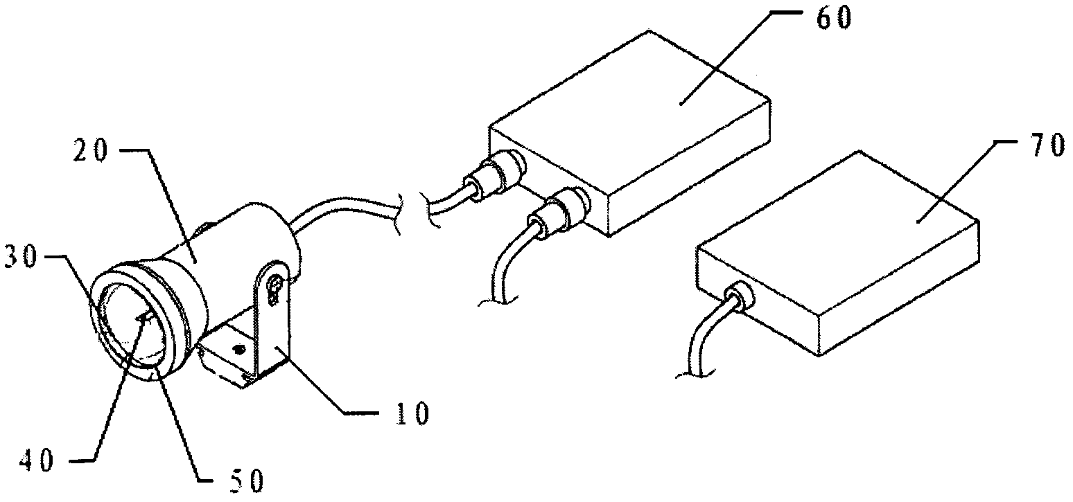 High-intensity gas discharge lamp bank for bicycle