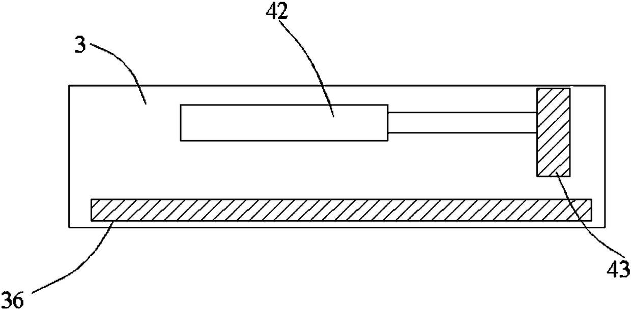 High-efficiency wedge joint board tenoning device