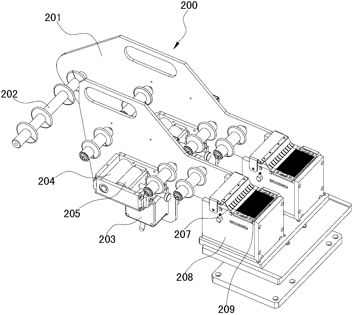 Automatic patching machine