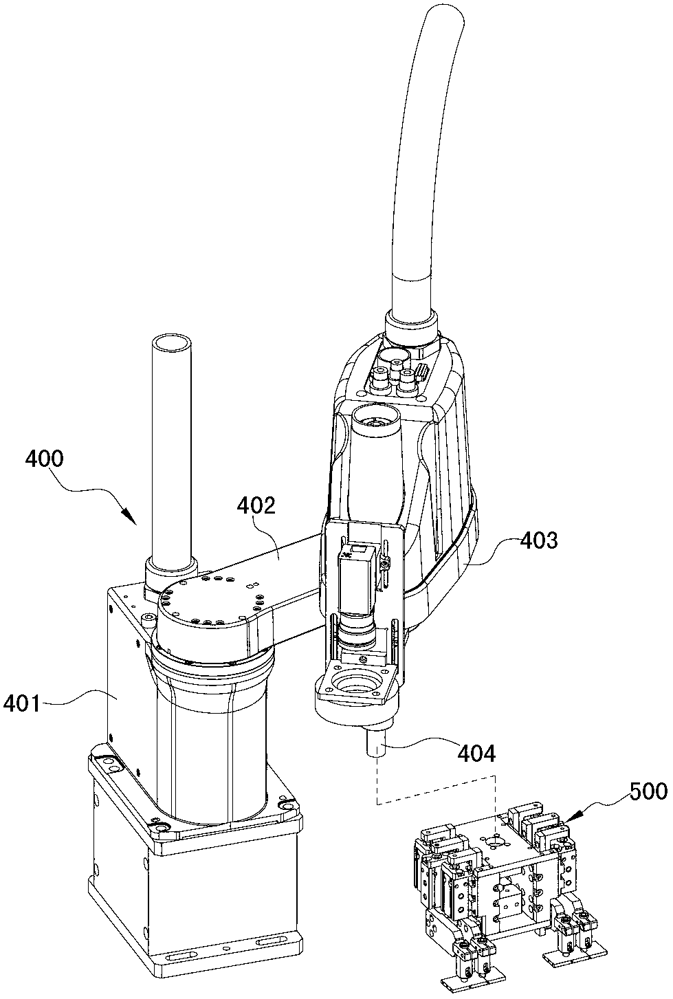 Automatic patching machine