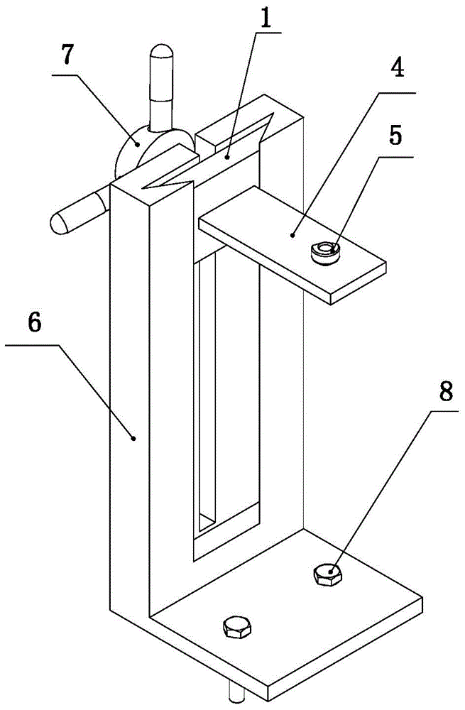 Novel drill jig for processing radial hole of bar