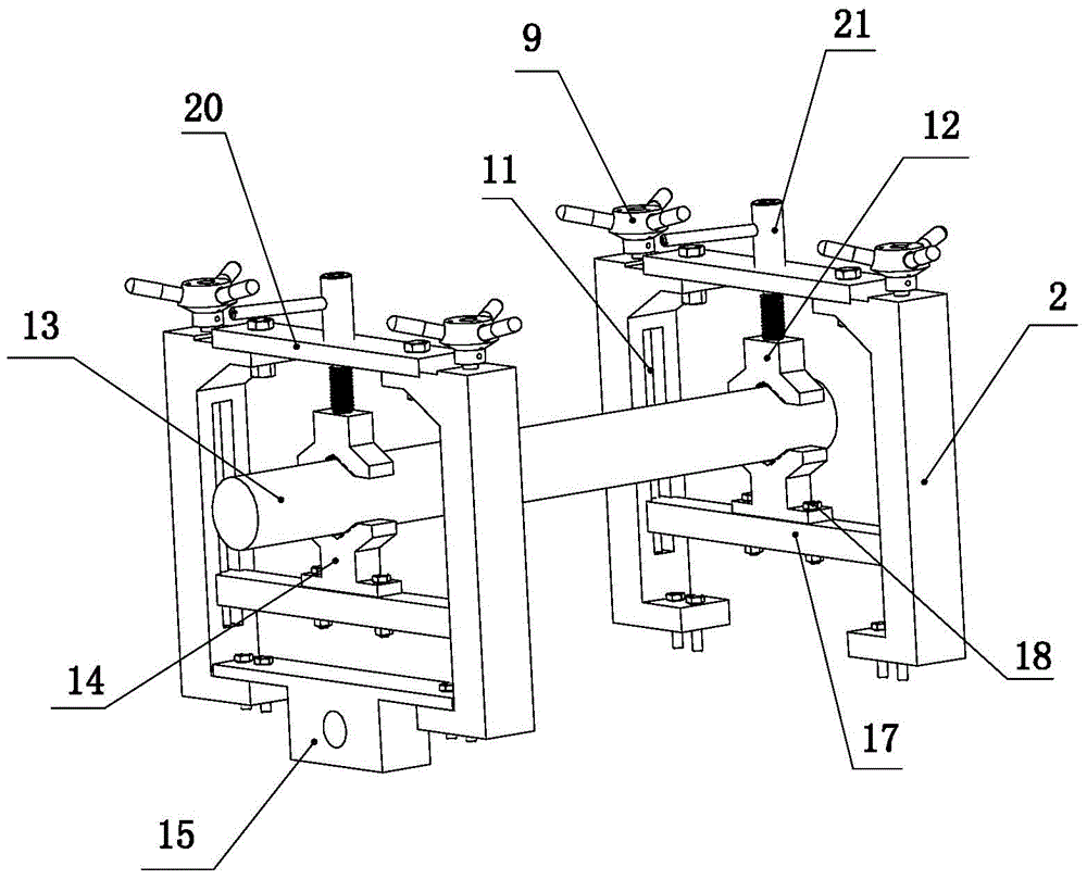 Novel drill jig for processing radial hole of bar