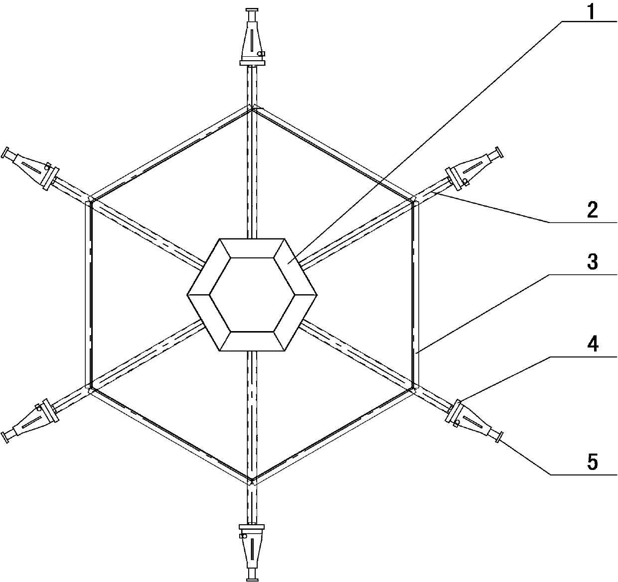 Inner support device for manufacturing penstock