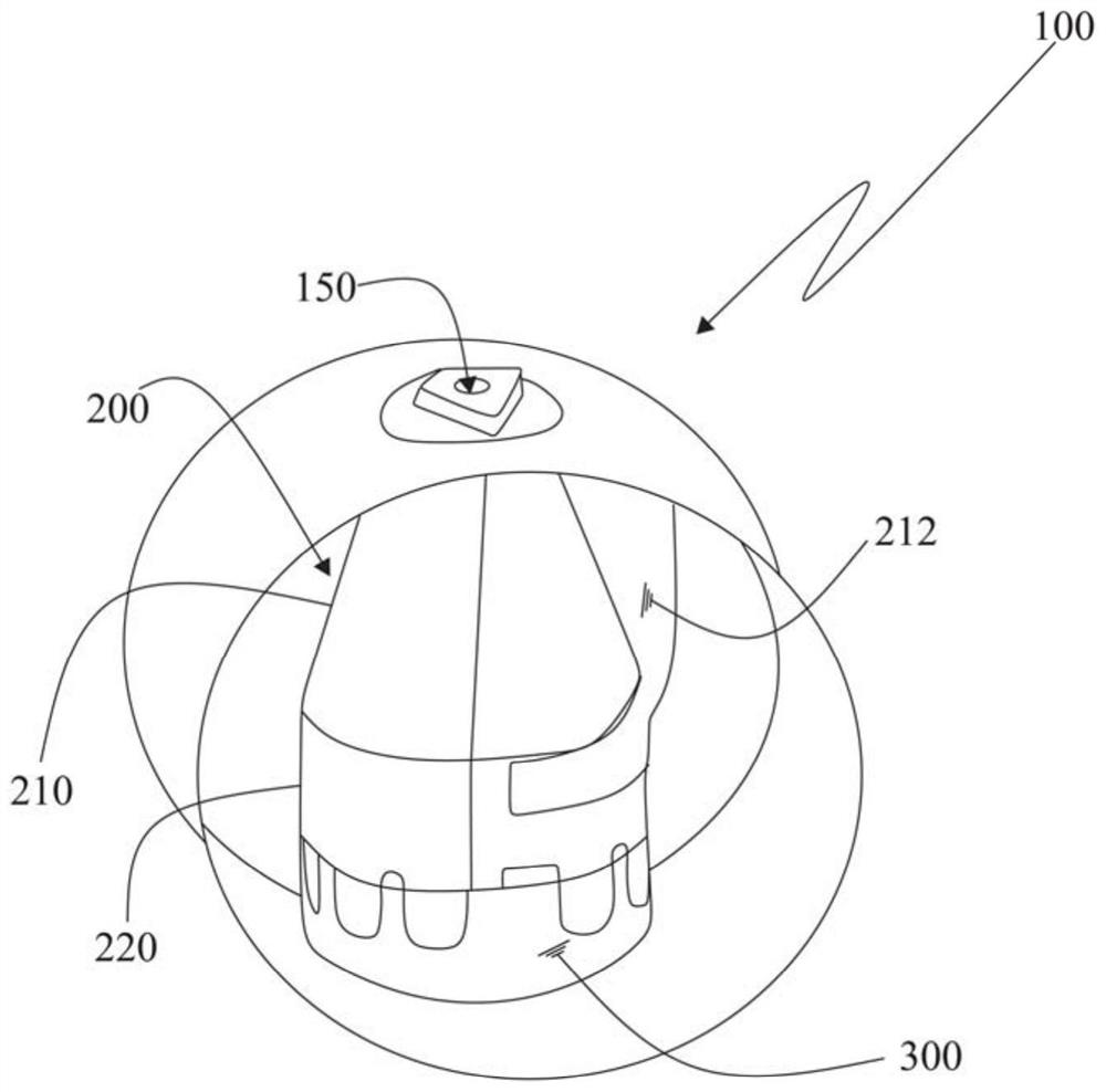 Mixing assembly for aftertreatment unit of vehicle exhaust system