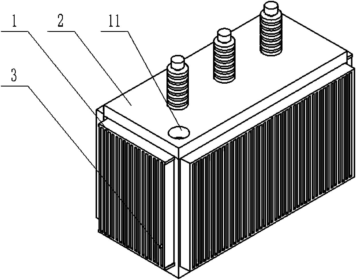 Transformer substation dust removing and cooling device