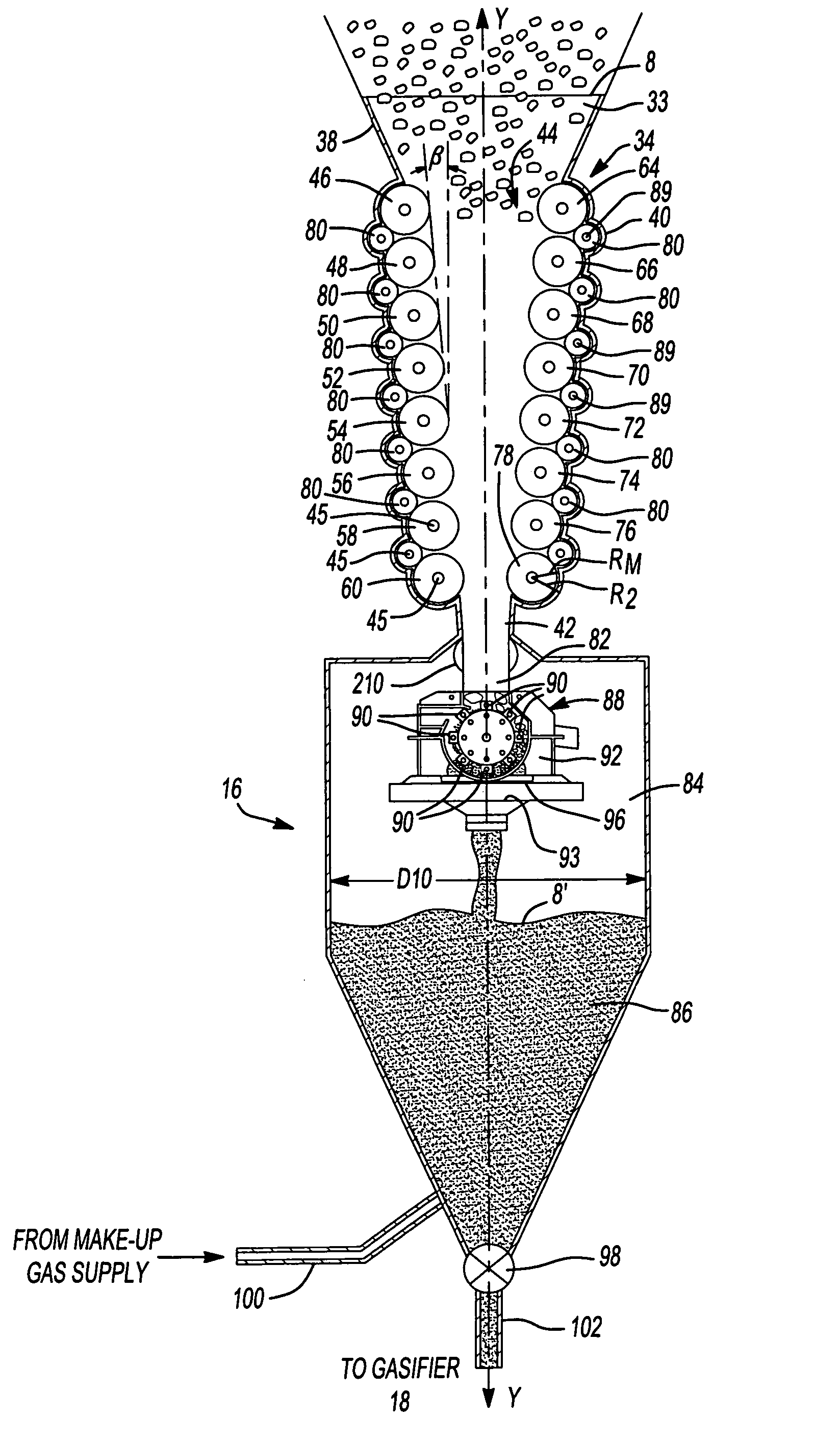 High pressure dry coal slurry extrusion pump