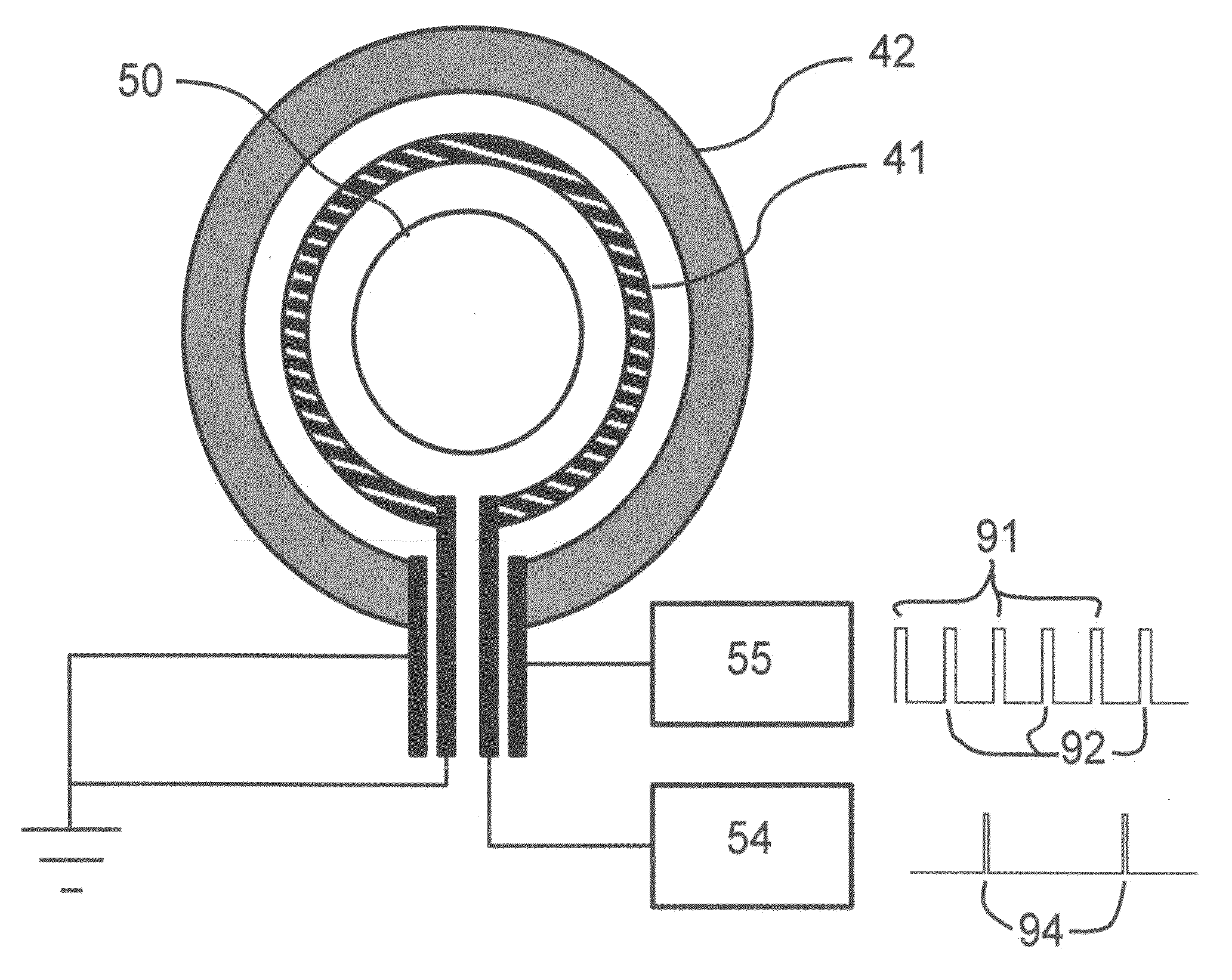 Liquid ejection system including drop velocity modulation