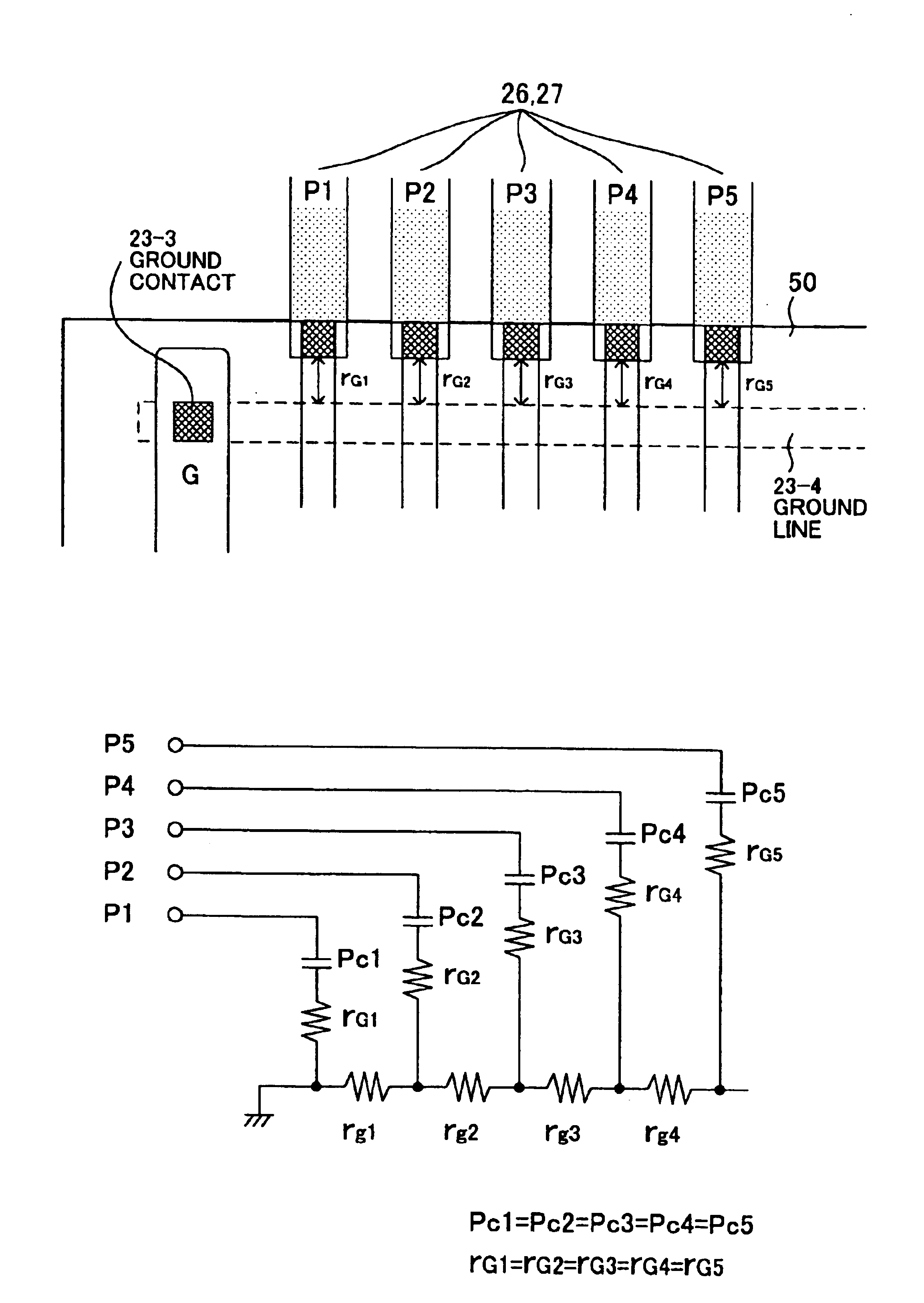 Multi-nozzle ink jet head