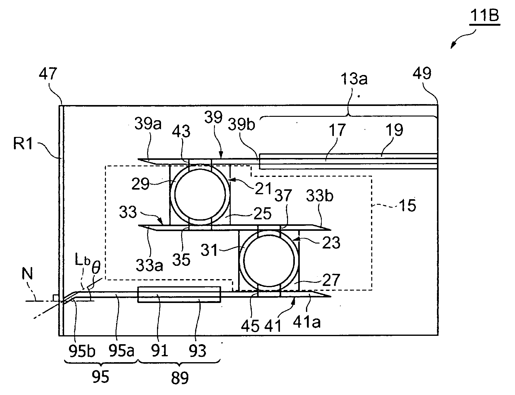 Light-emitting device with precisely tuned and narrowed spectral width of optical output and an optical signal source providing the same