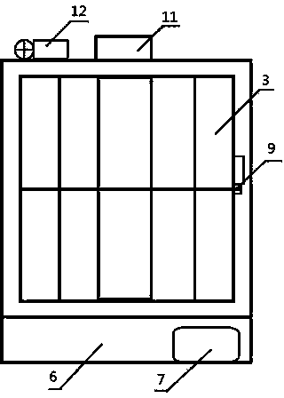 Natural ventilation temperature and humidity regulation device for crop ambient-temperature transporters and natural ventilation temperature and humidity regulation method thereof