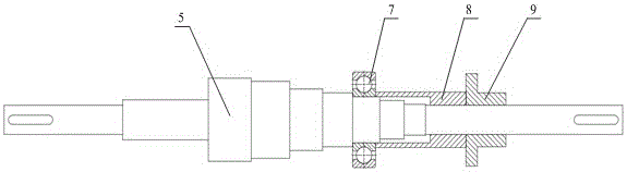 Chuck clamping type multi-specification rolling bearing fault simulation experiment platform mounted on basis of stepped shaft