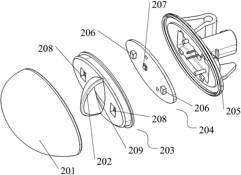 Side turn signal lamp