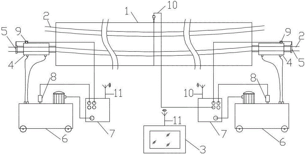 Intelligent prestress tensioning method