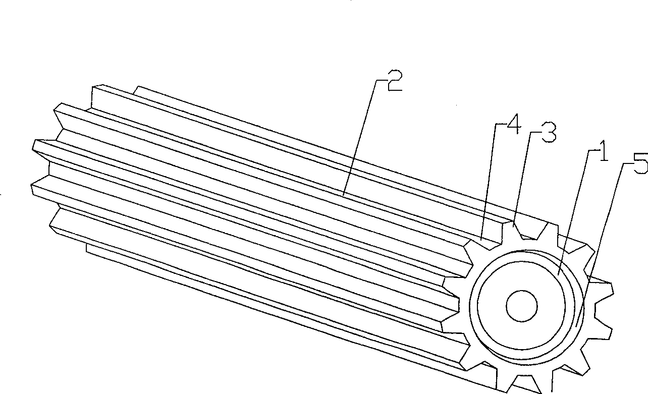 Roller of swabbing floor, and mop of using the roller