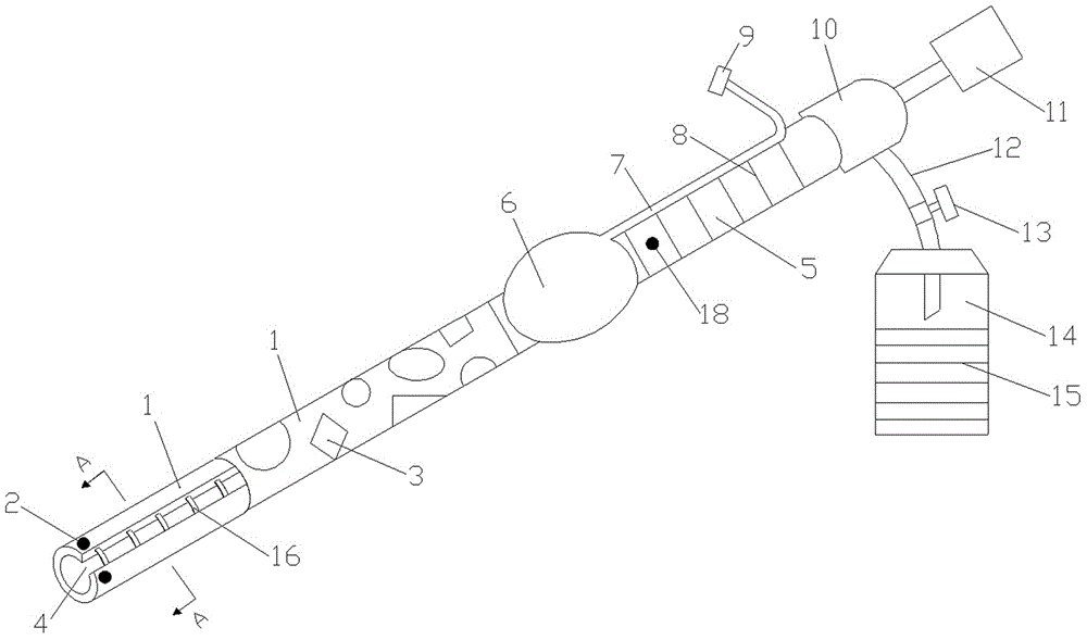 Peritoneal drainage catheter